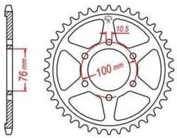 Převodová kolečka a rozety - alternativní převody