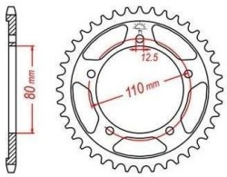 Převodová kolečka a rozety - alternativní převody