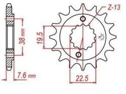 Převodová kolečka a rozety - alternativní převody