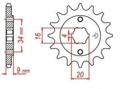 Převodová kolečka a rozety - alternativní převody