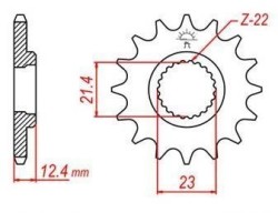 Převodová kolečka a rozety - alternativní převody