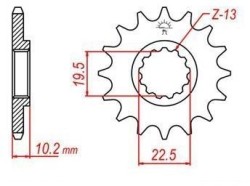 Převodová kolečka a rozety - alternativní převody