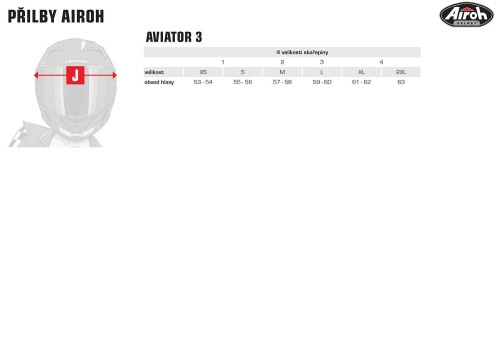 Bradové ventilácia pre prilbu COMMANDER, AIROH (veľ. L, čierna)