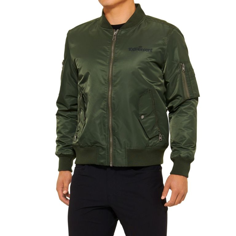 Bunda BOMBER zelená 100% - USA