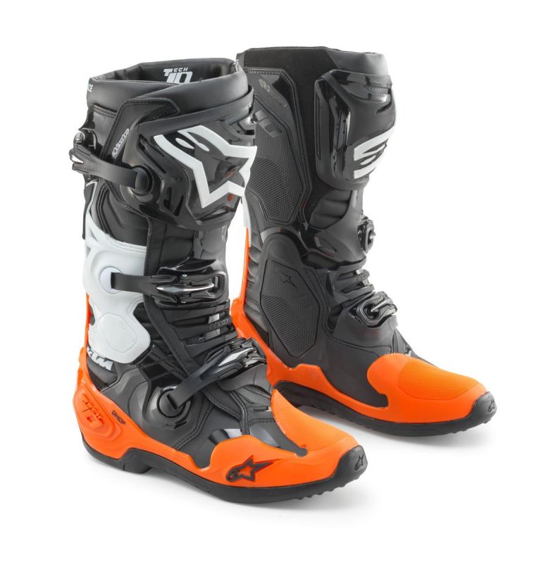 Topánky ALPINESTARS TECH 10 , KTM (černá/oranžová) 2026