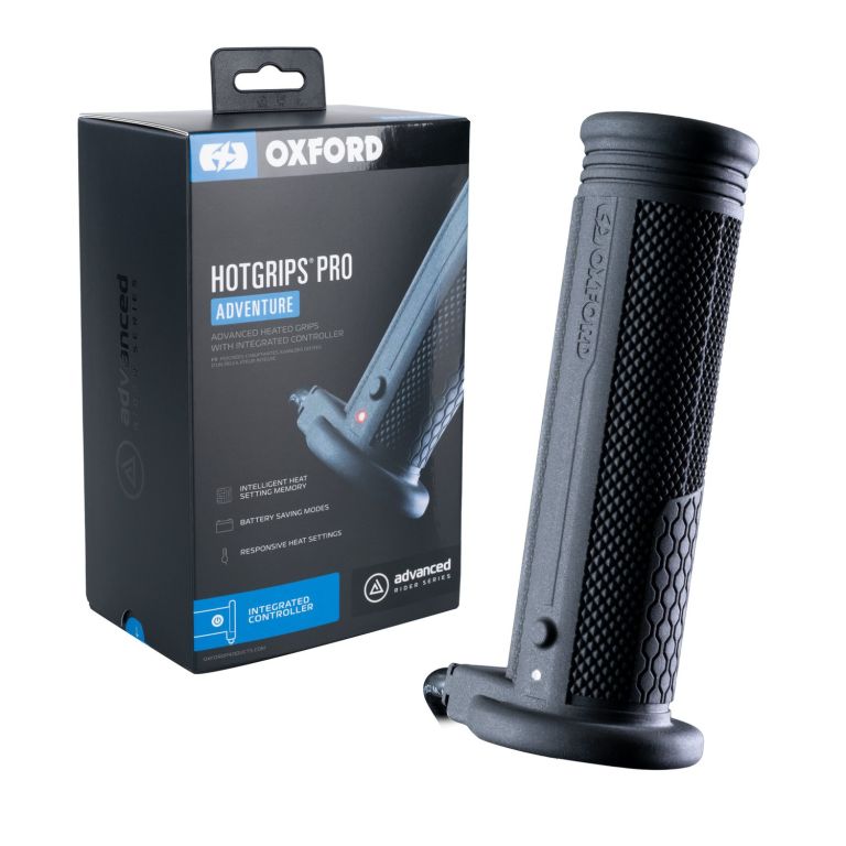 Gripy vyhrievané HOTGRIPS pre ADVENTURE, OXFORD (s integrovaným ovládaním v rámci gripu)