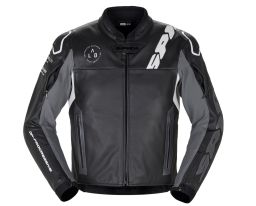 Bunda DP-PROGRESSIVE LEATHER, SPIDI (černá/bílá)