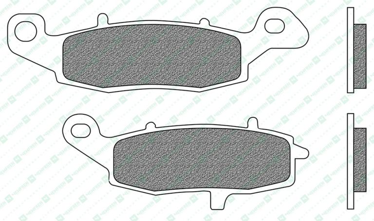 Brzdové doštičky, NEWFREN (zmes ROAD TOURING SINTERED) 2 ks v balenie
