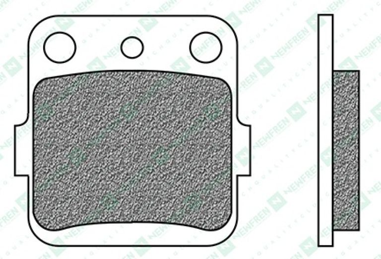 Brzdové doštičky, NEWFREN (zmes OFF ROAD ATV SINTERED) 2 ks v balenie