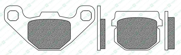 Brzdové doštičky, NEWFREN (zmes ROAD TOURING ORGANIC) 2 ks v balenie