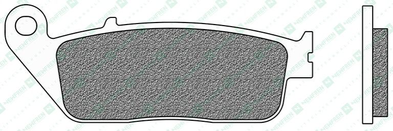 Brzdové doštičky, NEWFREN (zmes ROAD TOURING SINTERED) 2 ks v balenie