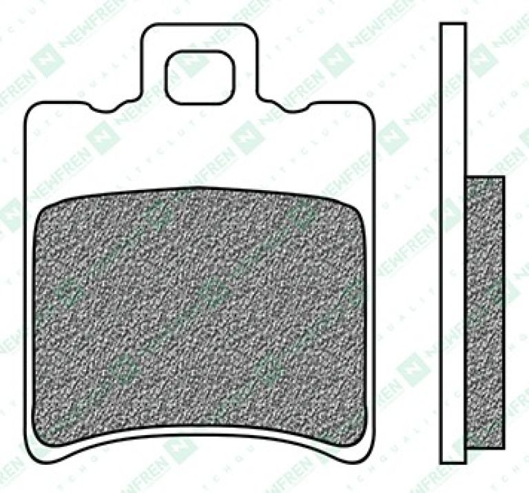 Brzdové doštičky, NEWFREN (zmes SCOOTER ELITE ORGANIC) 2 ks v balenie