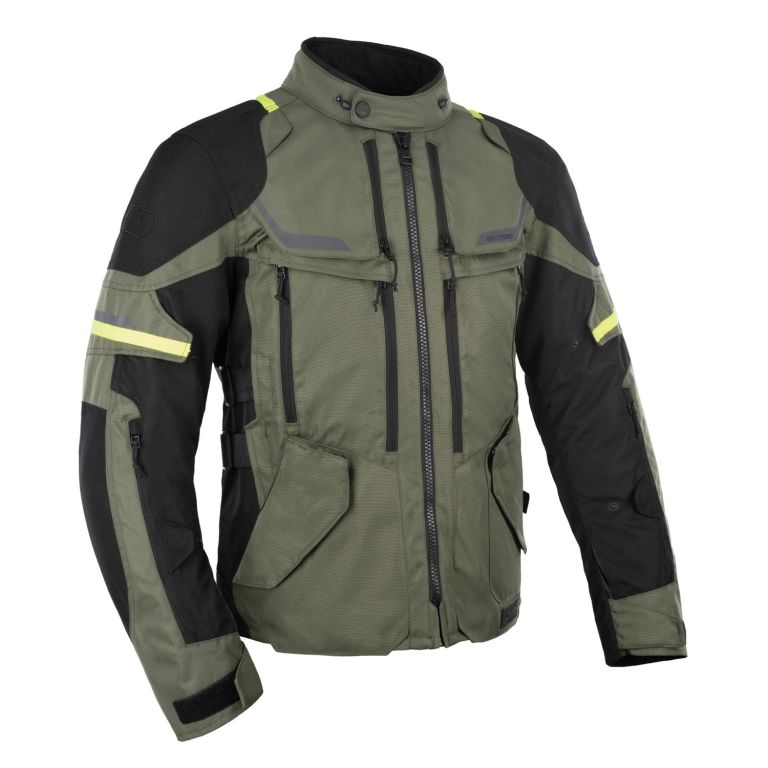 Bunda ROCKLAND DRY2DRY™, OXFORD ADVANCED (zelená khaki/černá/žlutá fluo)