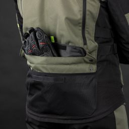 Bunda ROCKLAND DRY2DRY™, OXFORD ADVANCED (zelená khaki/černá/žlutá fluo)