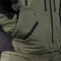 Bunda ROCKLAND DRY2DRY™, OXFORD ADVANCED (zelená khaki/černá/žlutá fluo)