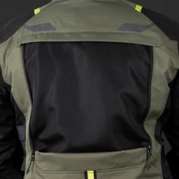 Bunda ROCKLAND DRY2DRY™, OXFORD ADVANCED (zelená khaki/černá/žlutá fluo)
