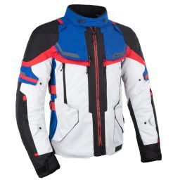 Bunda ROCKLAND DRY2DRY™, OXFORD ADVANCED (svetle šedá/černá/modrá/červená)