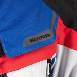 Bunda ROCKLAND DRY2DRY™, OXFORD ADVANCED (svetle šedá/černá/modrá/červená)