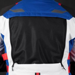 Bunda ROCKLAND DRY2DRY™, OXFORD ADVANCED (svetle šedá/černá/modrá/červená)