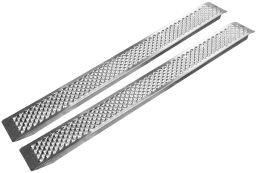 Nájazdová rampa hliníková - dlhá, Q-TECH (max. nosnosť 400 kg, 1 pár)
