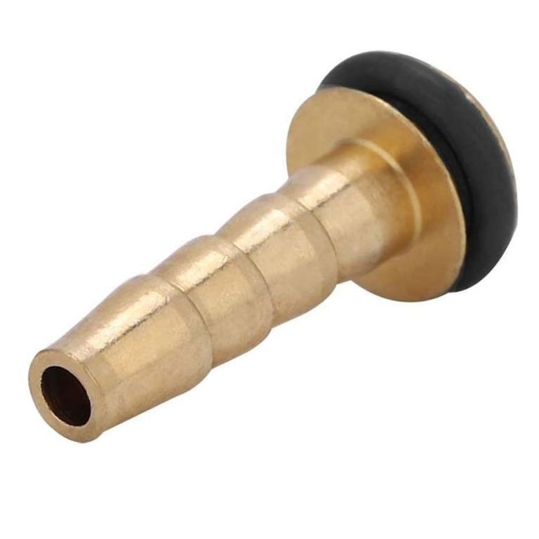 CNC obrobený měděný trn s O kroužkem pro hydraulické hadice brzdových systémů TEKTRO, FULL STOP (sada 10ks)