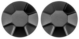 Kovová viečka pre konverzi prilieb Handy a Handy Plus na verziu bez plexi/kšiltu, CASSIDA (čierna, 1 pár)