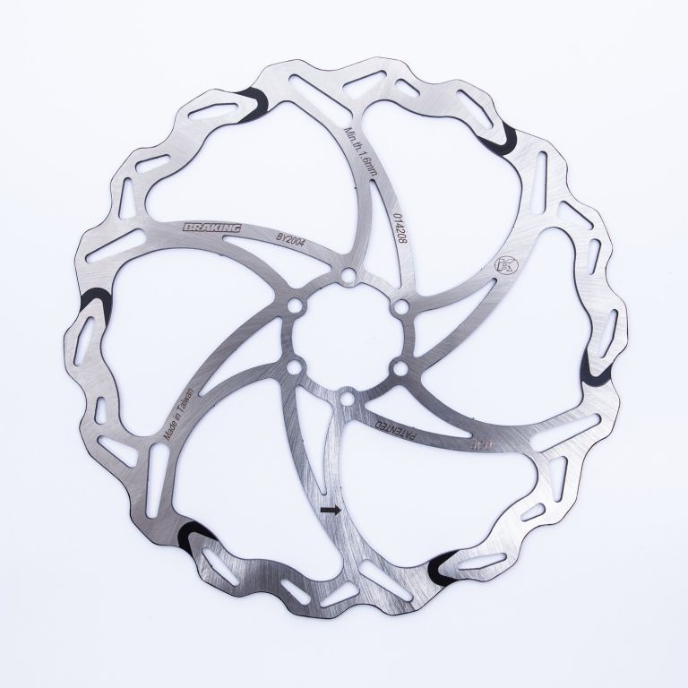 Brzdový kotouč (průměr 203 mm, tloušťka 1,9 mm), BRAKING (WFIX Batfly)