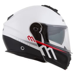 Prilba Modulo 2.1 Compass, CASSIDA (biela perleť/černá/červená/stříbrná, plexi s prípravou pre Pinlock) 2026