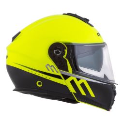Prilba Modulo 2.1 Compass, CASSIDA (žltá fluo/černá/stříbrná/červená, plexi s prípravou pre Pinlock) 2026
