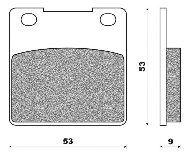 Brzdové doštičky, NEWFREN (zmes ROAD TOURING ORGANIC) 2 ks v balenie