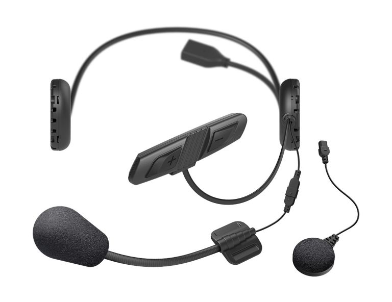 Bluetooth handsfree headset 3S PLUS pre skútre pre integrálna prilby (dosah 0,4 km) vrátane pevného mikrofónu, SENA