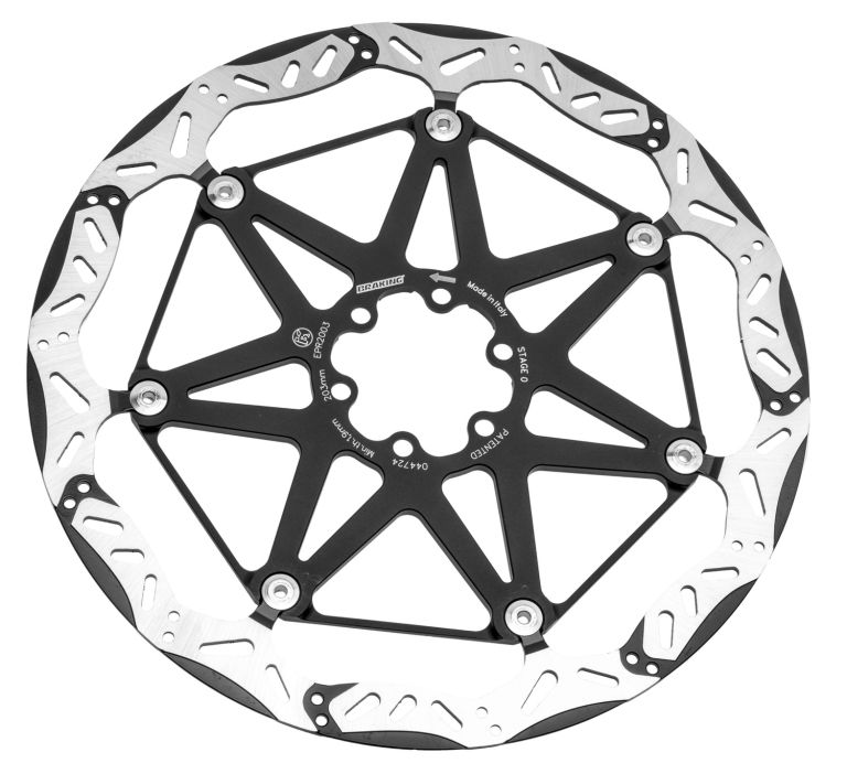 Brzdový kotouč (průměr 203 mm, tloušťka 2,2 mm), BRAKING (Epta Stage 0)