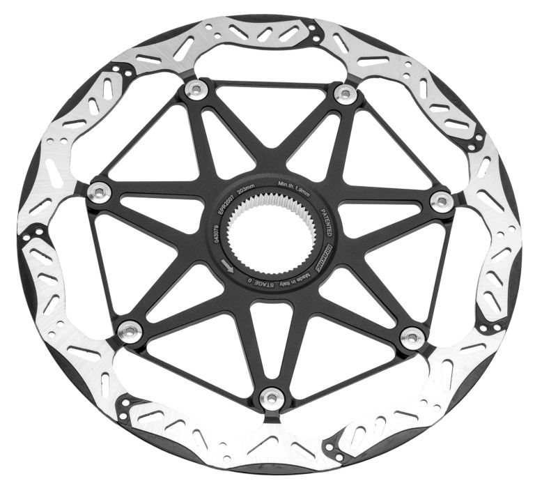 Brzdový kotouč (průměr 203 mm, tloušťka 2,2 mm, Centerlock), BRAKING (Epta Stage 0)