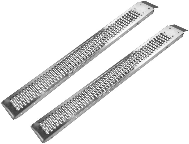 Nájazdová rampa oceľová, Q-TECH (max. nosnosť 400 kg, 1 pár)