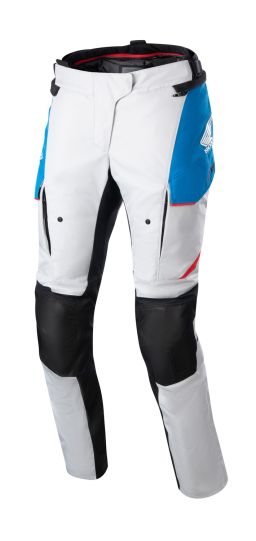 Nohavice STELLA ANDES DRYSTAR HONDA kolekce, ALPINESTARS (svetle šedá/černá/modrá/červená)