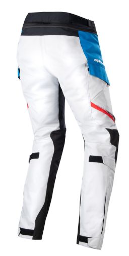 Nohavice STELLA ANDES DRYSTAR HONDA kolekce, ALPINESTARS (svetle šedá/černá/modrá/červená)