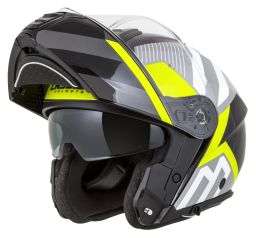 Prilba Modulo 2.1 Profile, CASSIDA (bílá/černá/žlutá fluo/šedá, plexi s prípravou pre Pinlock) 2026