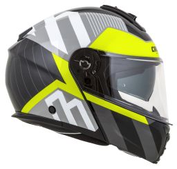 Prilba Modulo 2.1 Profile, CASSIDA (bílá/černá/žlutá fluo/šedá, plexi s prípravou pre Pinlock) 2026