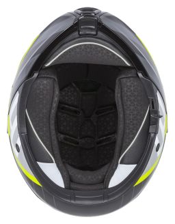 Prilba Modulo 2.1 Profile, CASSIDA (bílá/černá/žlutá fluo/šedá, plexi s prípravou pre Pinlock) 2026