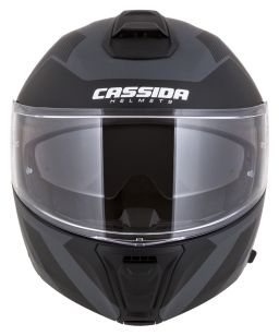 Prilba Modulo 2.1 Profile Vision, CASSIDA (čierna matná/šedá/šedá reflexné, plexi s prípravou pre Pinlock) 2026