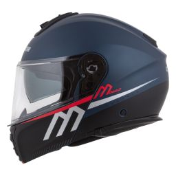 Prilba Modulo 2.1 Compass, CASSIDA (modrá matná perleť/černá/stříbrná/červená, plexi s prípravou pre Pinlock) 2026