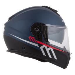 Prilba Modulo 2.1 Compass, CASSIDA (modrá matná perleť/černá/stříbrná/červená, plexi s prípravou pre Pinlock) 2026