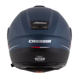 Prilba Modulo 2.1 Compass, CASSIDA (modrá matná perleť/černá/stříbrná/červená, plexi s prípravou pre Pinlock) 2026
