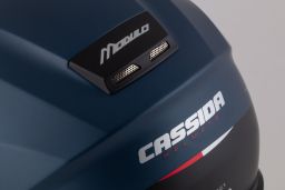 Prilba Modulo 2.1 Compass, CASSIDA (modrá matná perleť/černá/stříbrná/červená, plexi s prípravou pre Pinlock) 2026