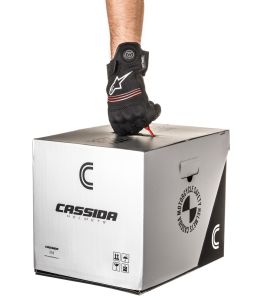 Prilba Modulo 2.1 Compass, CASSIDA (modrá matná perleť/černá/stříbrná/červená, plexi s prípravou pre Pinlock) 2026