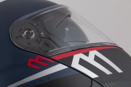 Prilba Modulo 2.1 Compass, CASSIDA (modrá matná perleť/černá/stříbrná/červená, plexi s prípravou pre Pinlock) 2026