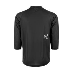 Dres RIPA 3/4, FLY RACING - USA (černá/šedá)