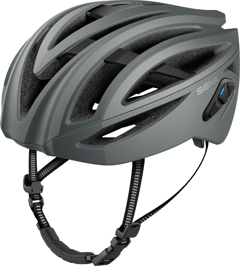 Cyklo přilba s headsetem R2 EVO, SENA (matná šedá)