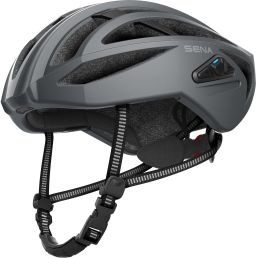 Cyklo přilba s headsetem R2 EVO, SENA (matná šedá)