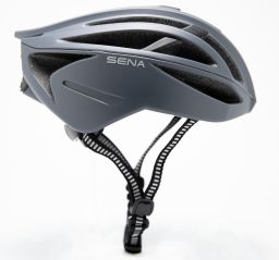 Cyklo přilba s headsetem R2 EVO, SENA (matná šedá)